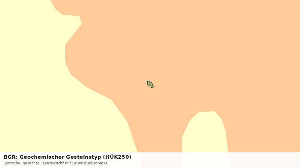 Statische Kartenansicht: BGR: Geochemischer Gesteinstyp (HÜK250)