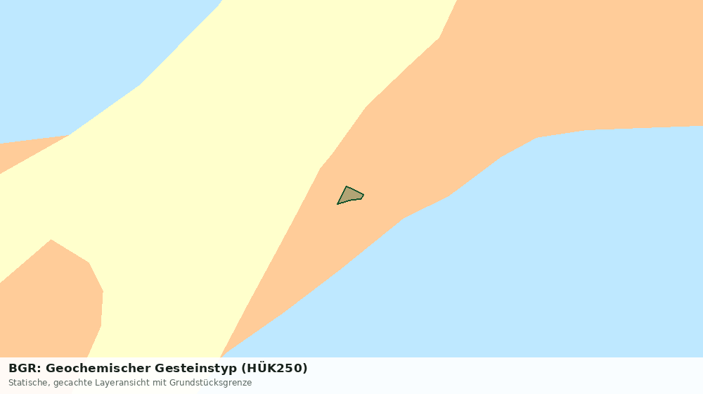 Statische Kartenansicht: BGR: Geochemischer Gesteinstyp (HÜK250)