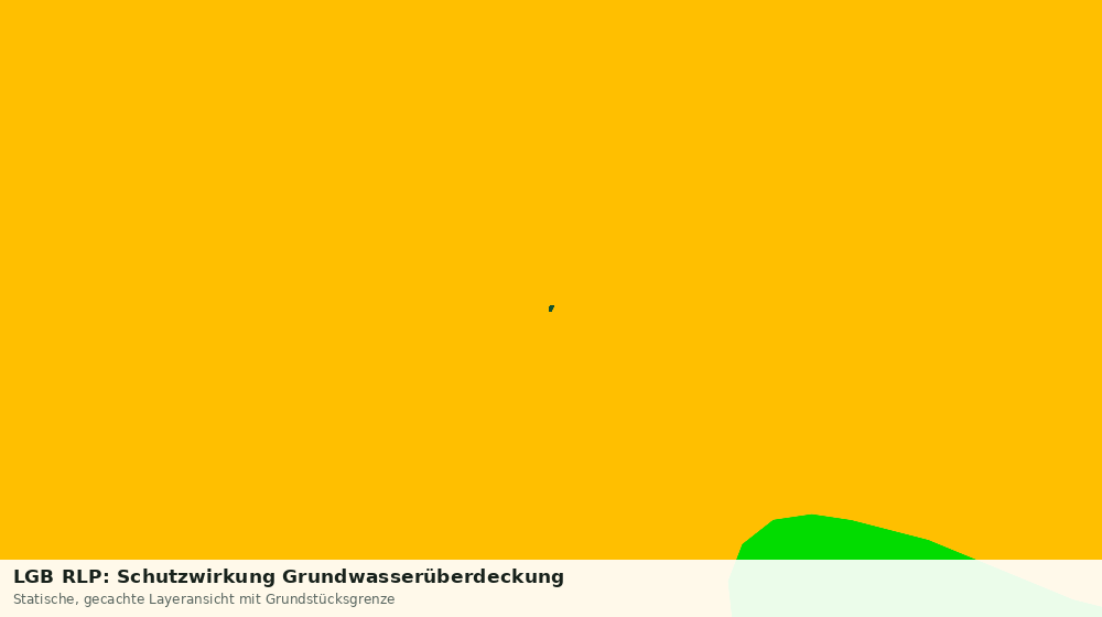 Statische Kartenansicht: LGB RLP: Schutzwirkung Grundwasserüberdeckung