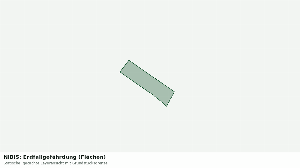 Statische Kartenansicht: NIBIS: Erdfallgefährdung (Flächen)