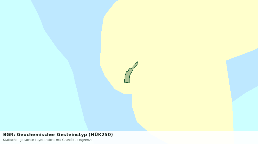 Statische Kartenansicht: BGR: Geochemischer Gesteinstyp (HÜK250)