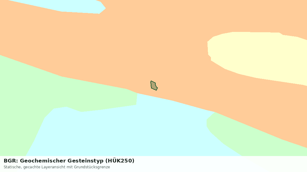 Statische Kartenansicht: BGR: Geochemischer Gesteinstyp (HÜK250)