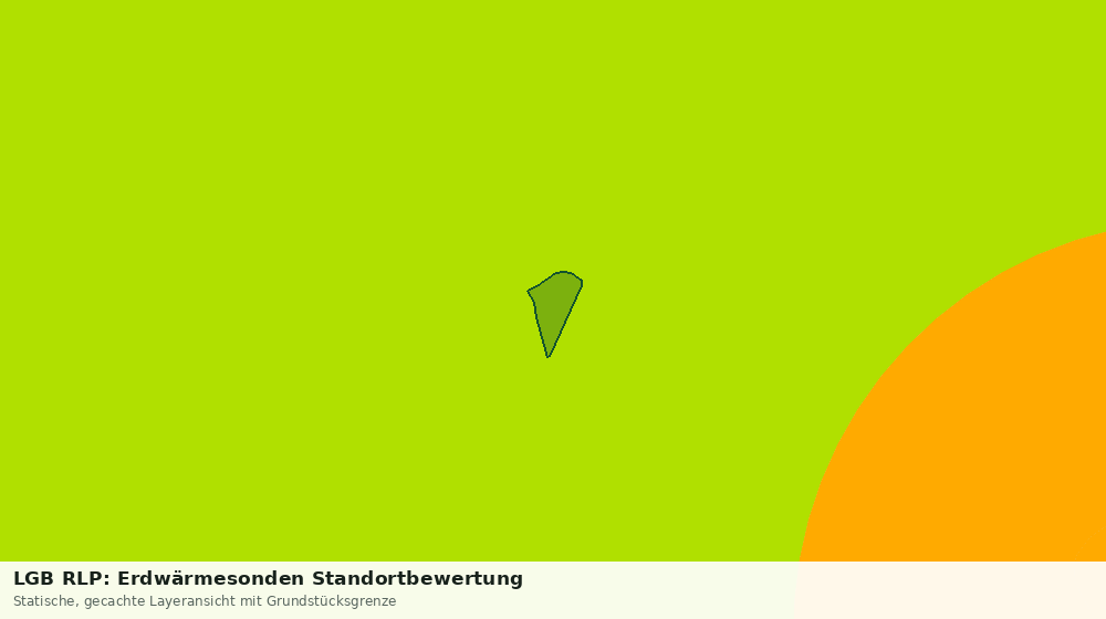 Statische Kartenansicht: LGB RLP: Erdwärmesonden Standortbewertung