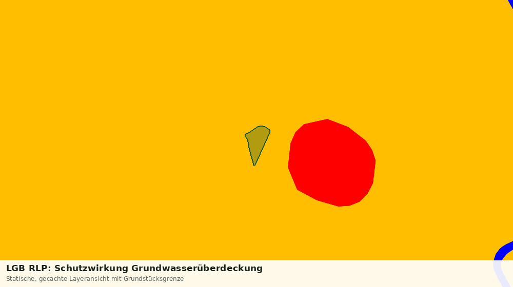 Statische Kartenansicht: LGB RLP: Schutzwirkung Grundwasserüberdeckung
