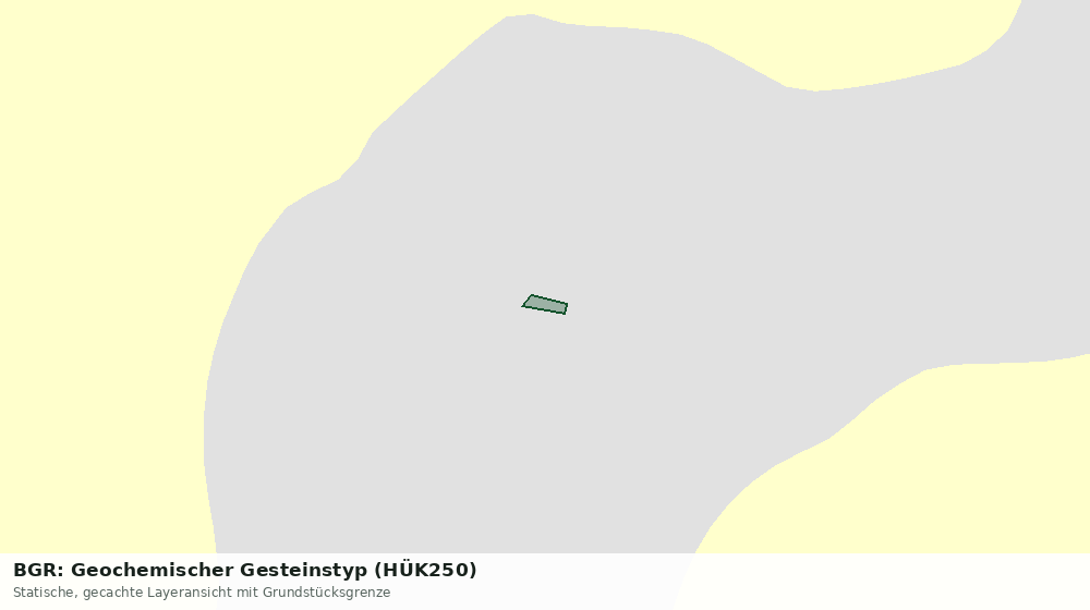 Statische Kartenansicht: BGR: Geochemischer Gesteinstyp (HÜK250)