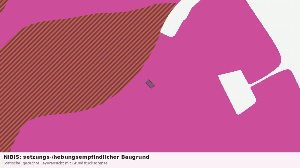 Statische Kartenansicht: NIBIS: setzungs-/hebungsempfindlicher Baugrund