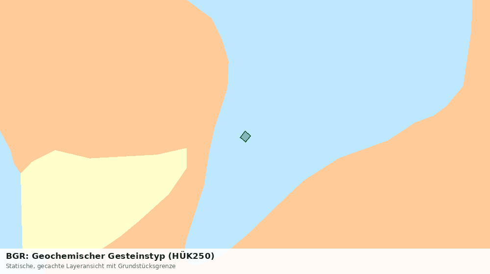Statische Kartenansicht: BGR: Geochemischer Gesteinstyp (HÜK250)
