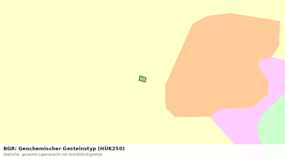 Statische Kartenansicht: BGR: Geochemischer Gesteinstyp (HÜK250)