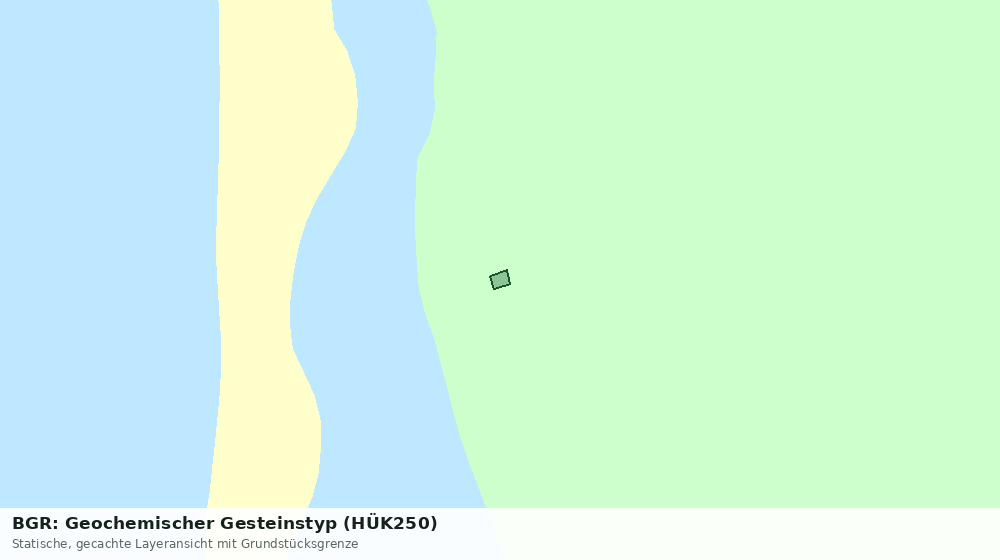 Statische Kartenansicht: BGR: Geochemischer Gesteinstyp (HÜK250)