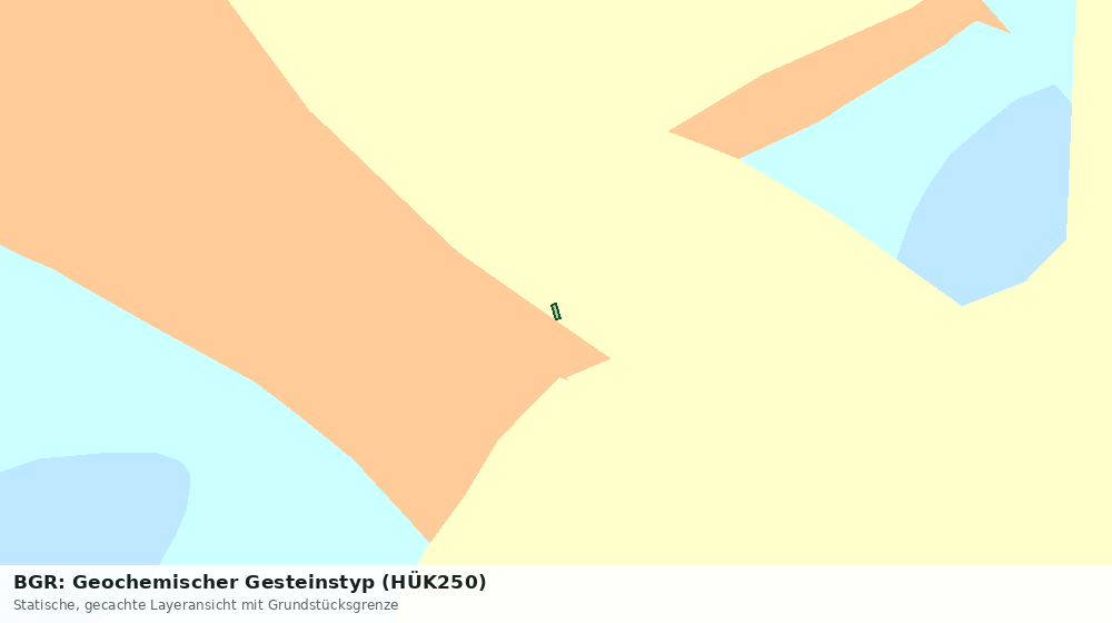 Statische Kartenansicht: BGR: Geochemischer Gesteinstyp (HÜK250)
