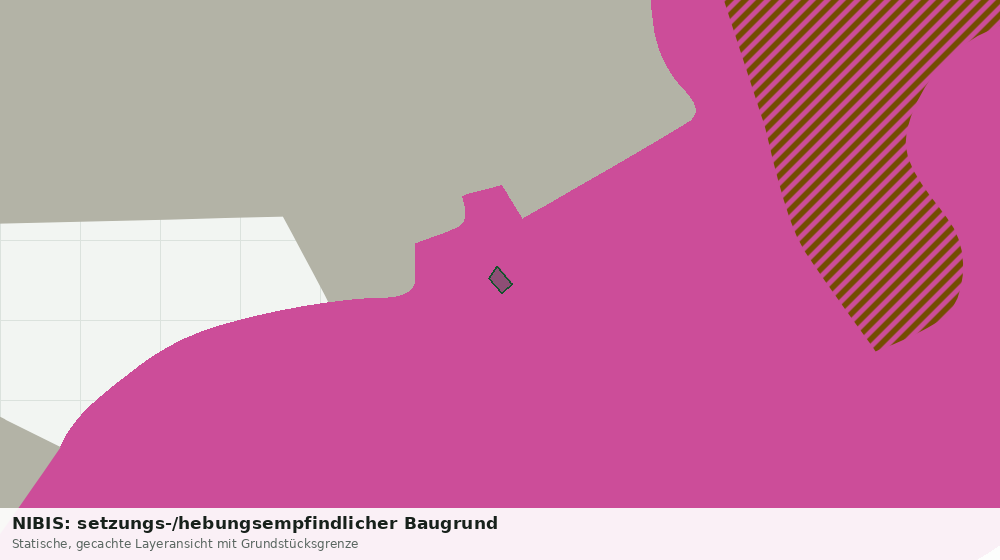 Statische Kartenansicht: NIBIS: setzungs-/hebungsempfindlicher Baugrund