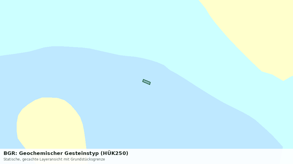 Statische Kartenansicht: BGR: Geochemischer Gesteinstyp (HÜK250)