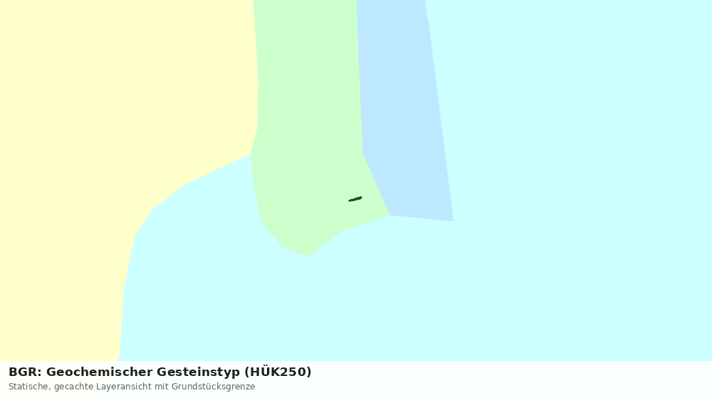 Statische Kartenansicht: BGR: Geochemischer Gesteinstyp (HÜK250)