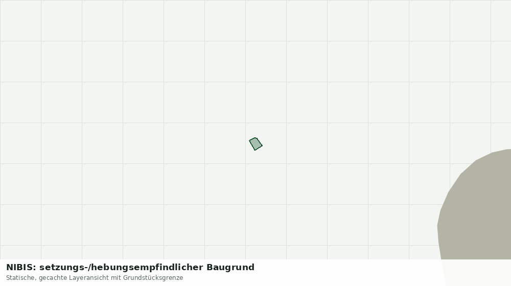 Statische Kartenansicht: NIBIS: setzungs-/hebungsempfindlicher Baugrund