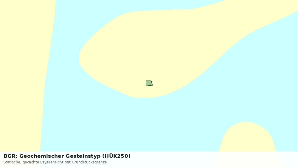 Statische Kartenansicht: BGR: Geochemischer Gesteinstyp (HÜK250)