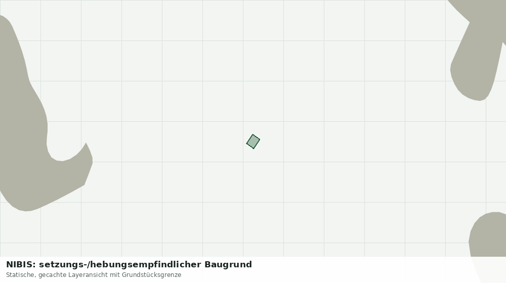 Statische Kartenansicht: NIBIS: setzungs-/hebungsempfindlicher Baugrund