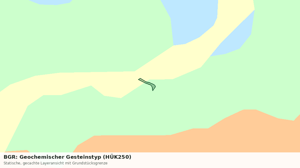 Statische Kartenansicht: BGR: Geochemischer Gesteinstyp (HÜK250)