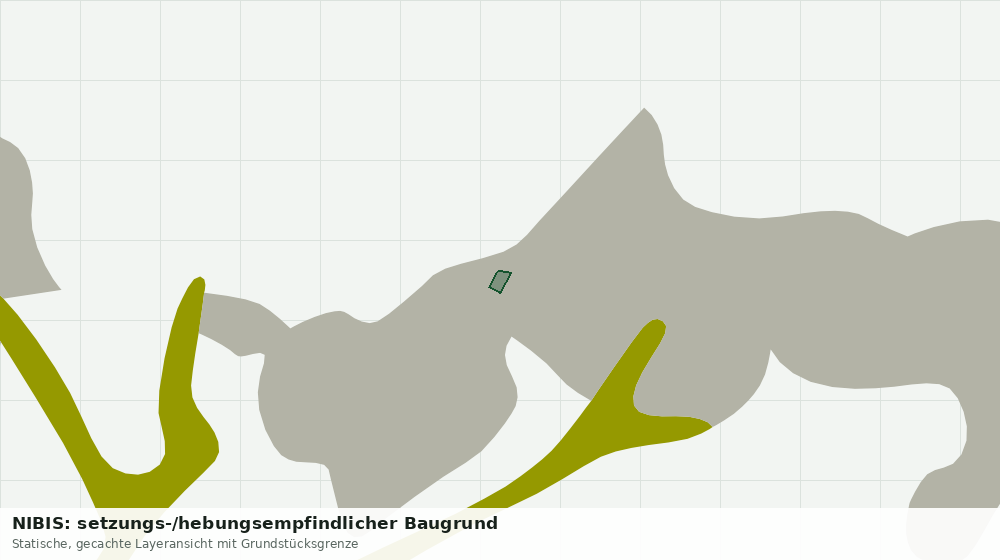 Statische Kartenansicht: NIBIS: setzungs-/hebungsempfindlicher Baugrund