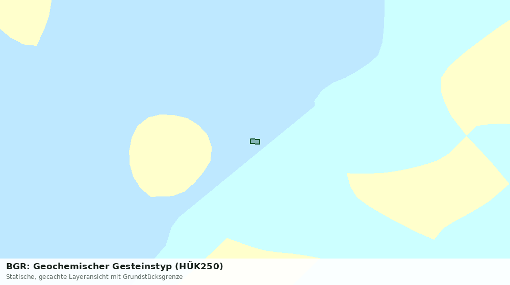 Statische Kartenansicht: BGR: Geochemischer Gesteinstyp (HÜK250)