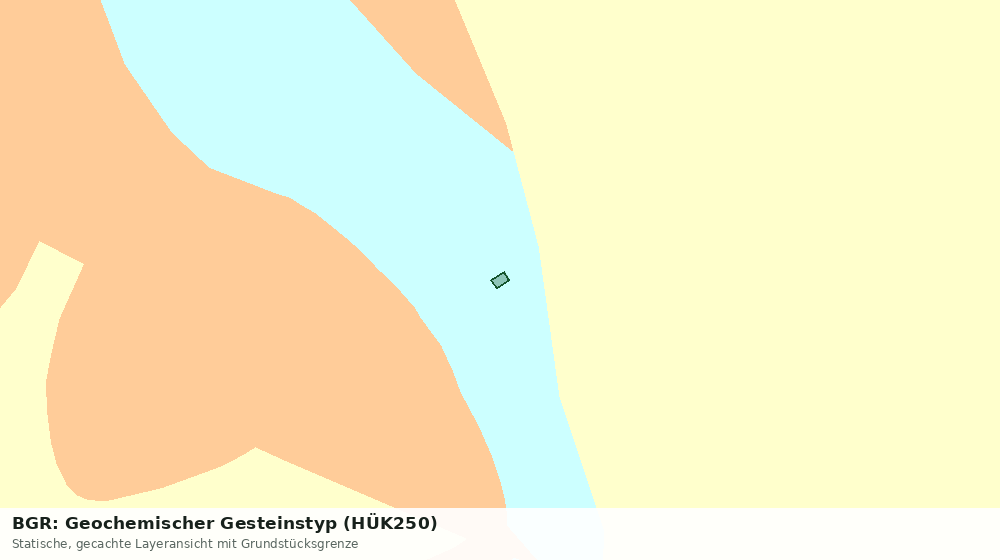 Statische Kartenansicht: BGR: Geochemischer Gesteinstyp (HÜK250)