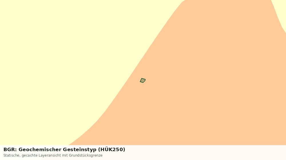 Statische Kartenansicht: BGR: Geochemischer Gesteinstyp (HÜK250)