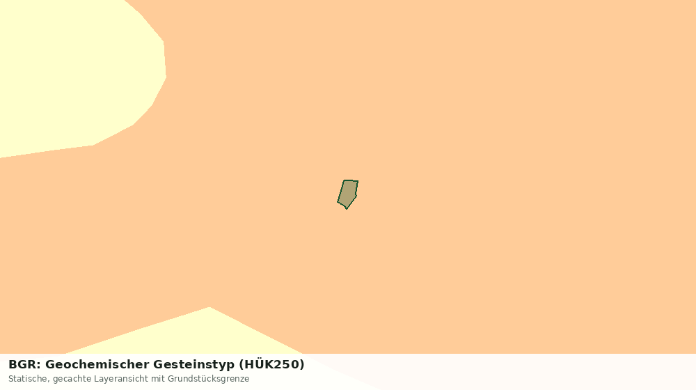 Statische Kartenansicht: BGR: Geochemischer Gesteinstyp (HÜK250)