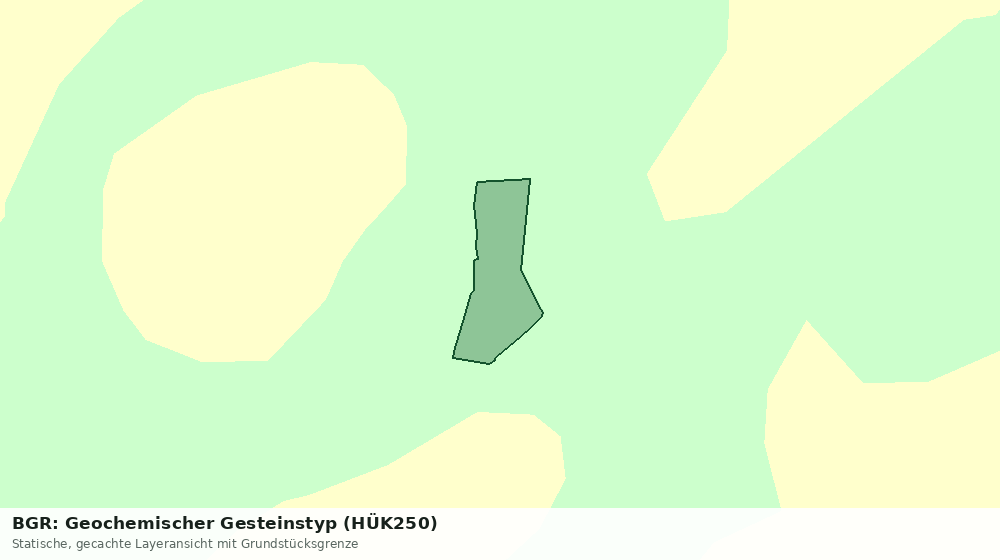 Statische Kartenansicht: BGR: Geochemischer Gesteinstyp (HÜK250)