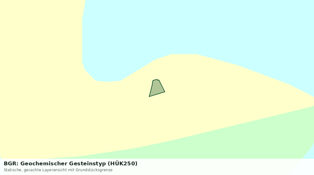Statische Kartenansicht: BGR: Geochemischer Gesteinstyp (HÜK250)