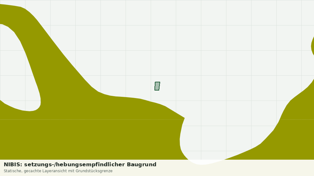 Statische Kartenansicht: NIBIS: setzungs-/hebungsempfindlicher Baugrund