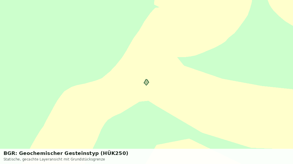 Statische Kartenansicht: BGR: Geochemischer Gesteinstyp (HÜK250)