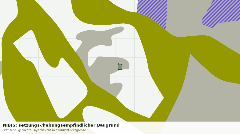 Statische Kartenansicht: NIBIS: setzungs-/hebungsempfindlicher Baugrund