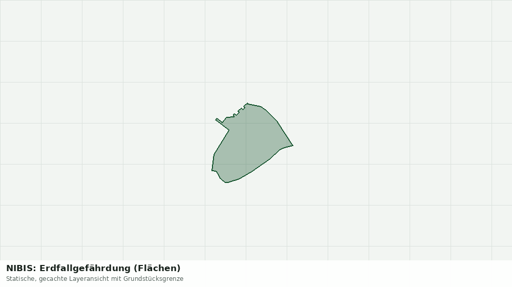 Statische Kartenansicht: NIBIS: Erdfallgefährdung (Flächen)