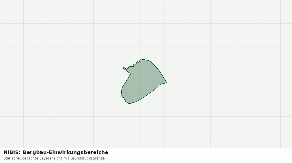 Statische Kartenansicht: NIBIS: Bergbau-Einwirkungsbereiche