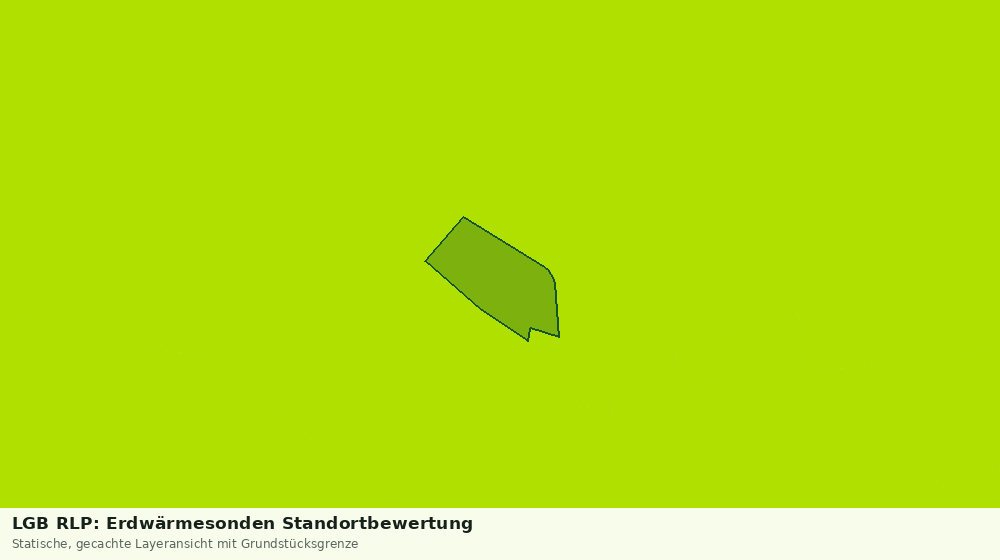 Statische Kartenansicht: LGB RLP: Erdwärmesonden Standortbewertung