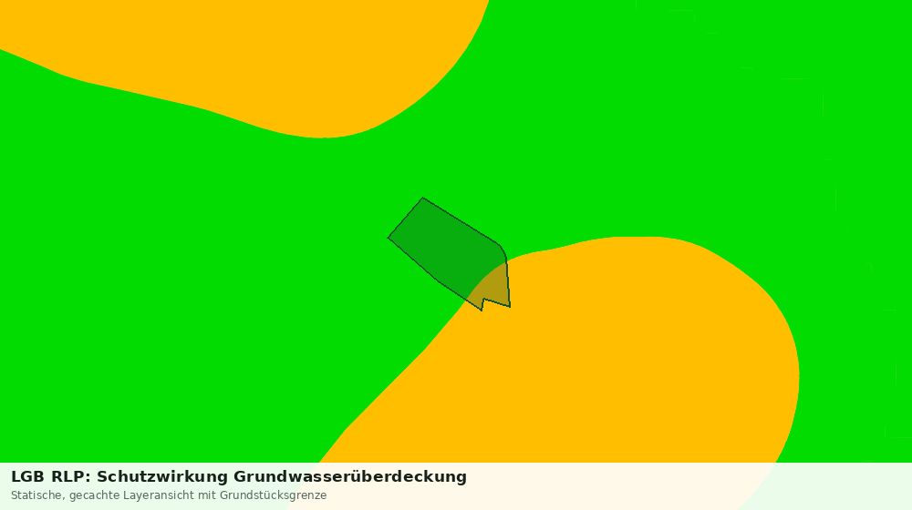 Statische Kartenansicht: LGB RLP: Schutzwirkung Grundwasserüberdeckung