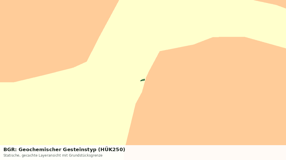Statische Kartenansicht: BGR: Geochemischer Gesteinstyp (HÜK250)