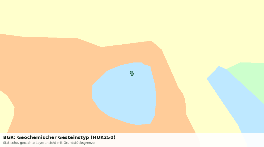 Statische Kartenansicht: BGR: Geochemischer Gesteinstyp (HÜK250)