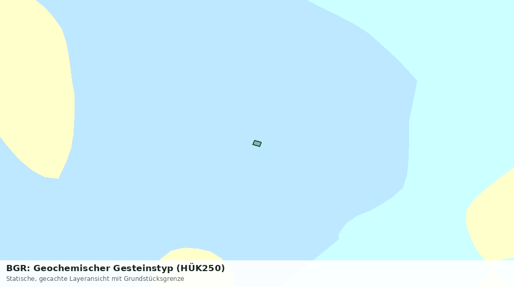 Statische Kartenansicht: BGR: Geochemischer Gesteinstyp (HÜK250)