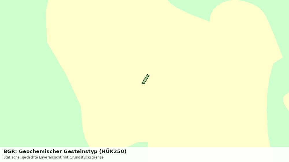 Statische Kartenansicht: BGR: Geochemischer Gesteinstyp (HÜK250)