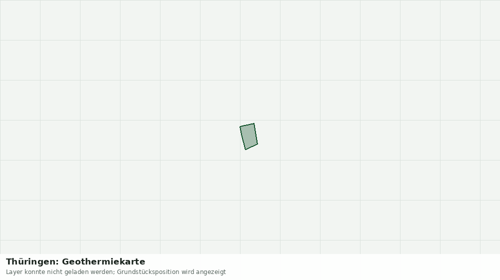 Statische Kartenansicht: Thüringen: Geothermiekarte