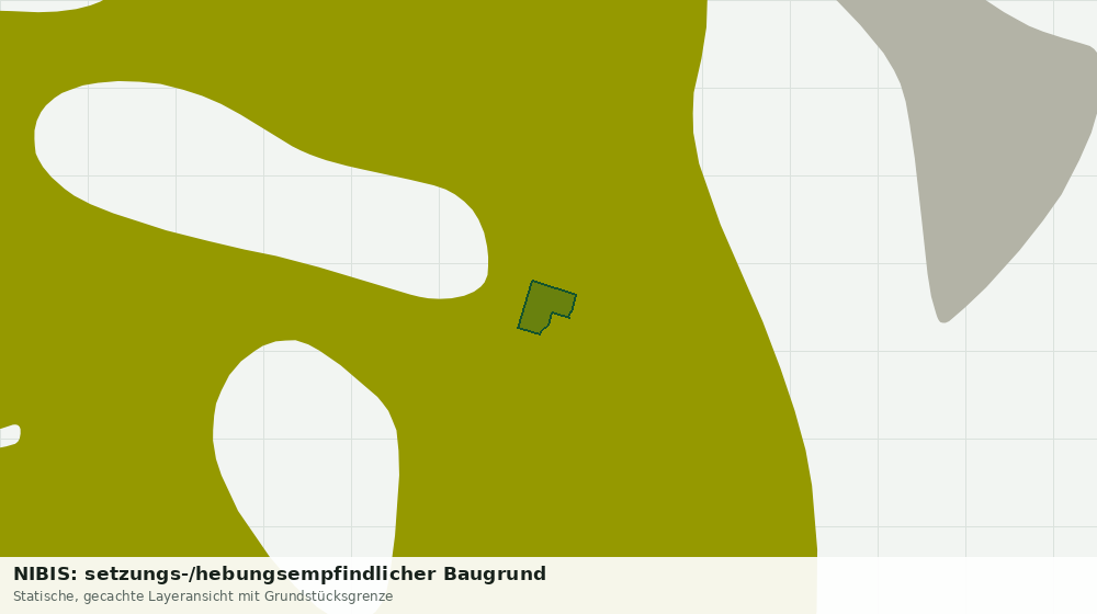 Statische Kartenansicht: NIBIS: setzungs-/hebungsempfindlicher Baugrund