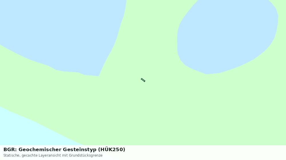 Statische Kartenansicht: BGR: Geochemischer Gesteinstyp (HÜK250)