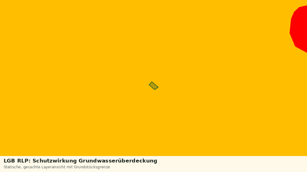 Statische Kartenansicht: LGB RLP: Schutzwirkung Grundwasserüberdeckung