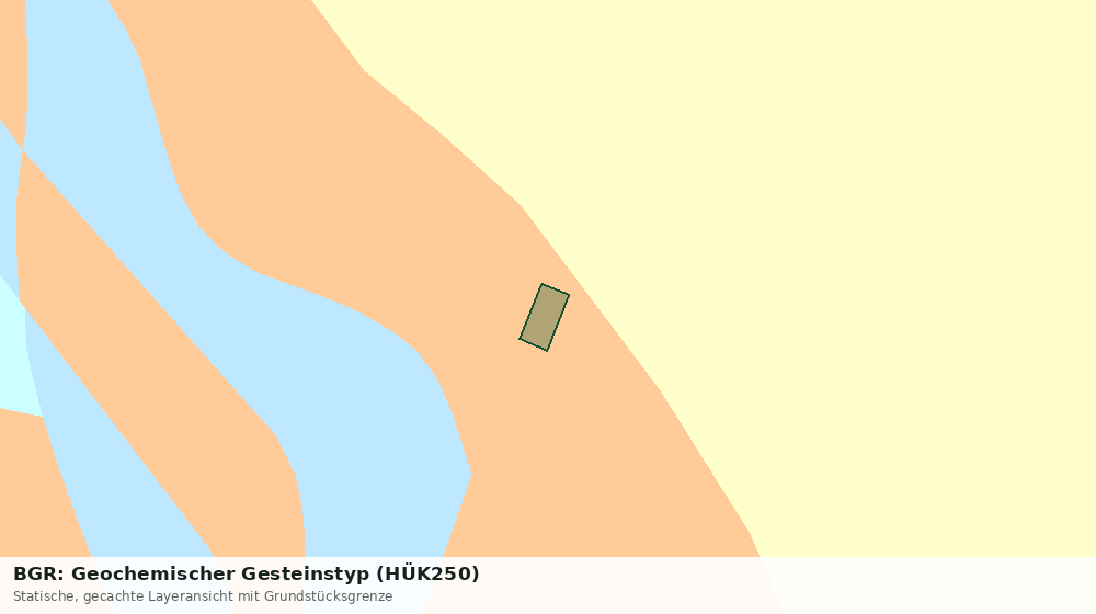 Statische Kartenansicht: BGR: Geochemischer Gesteinstyp (HÜK250)