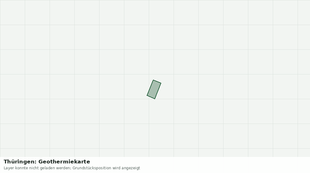 Statische Kartenansicht: Thüringen: Geothermiekarte