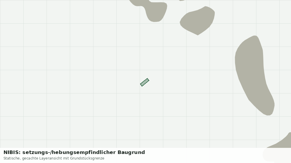 Statische Kartenansicht: NIBIS: setzungs-/hebungsempfindlicher Baugrund