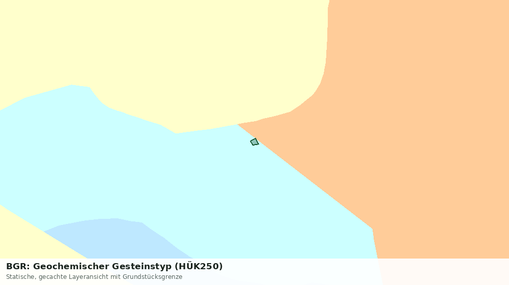 Statische Kartenansicht: BGR: Geochemischer Gesteinstyp (HÜK250)