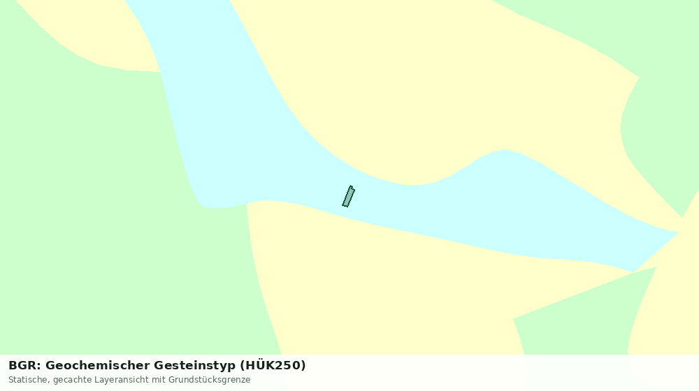 Statische Kartenansicht: BGR: Geochemischer Gesteinstyp (HÜK250)