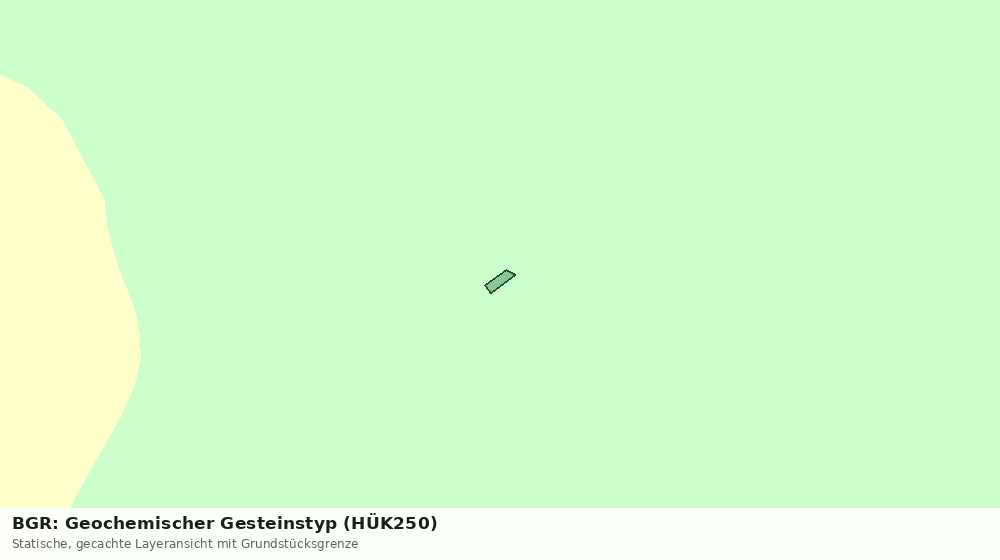 Statische Kartenansicht: BGR: Geochemischer Gesteinstyp (HÜK250)