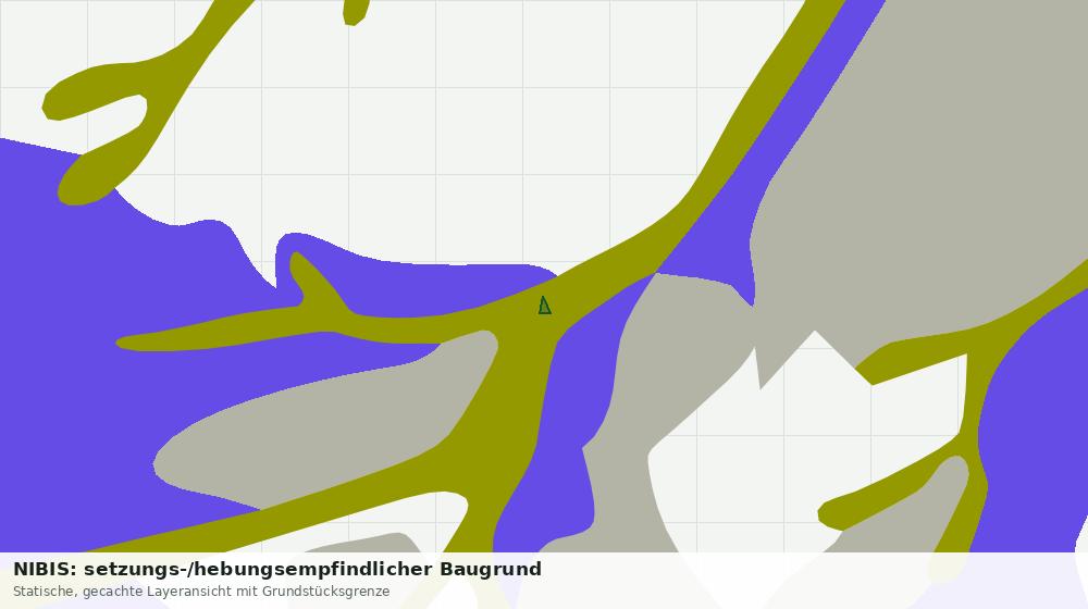 Statische Kartenansicht: NIBIS: setzungs-/hebungsempfindlicher Baugrund